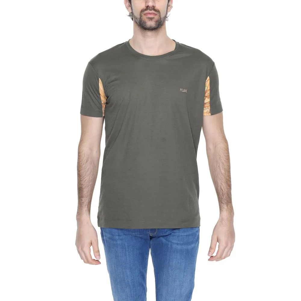 Alviero Martini Prima Classe Men's Green Viscose T-Shirt