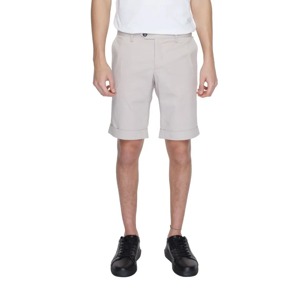 Alviero Martini Prima Classe Men's Beige Cotton Short