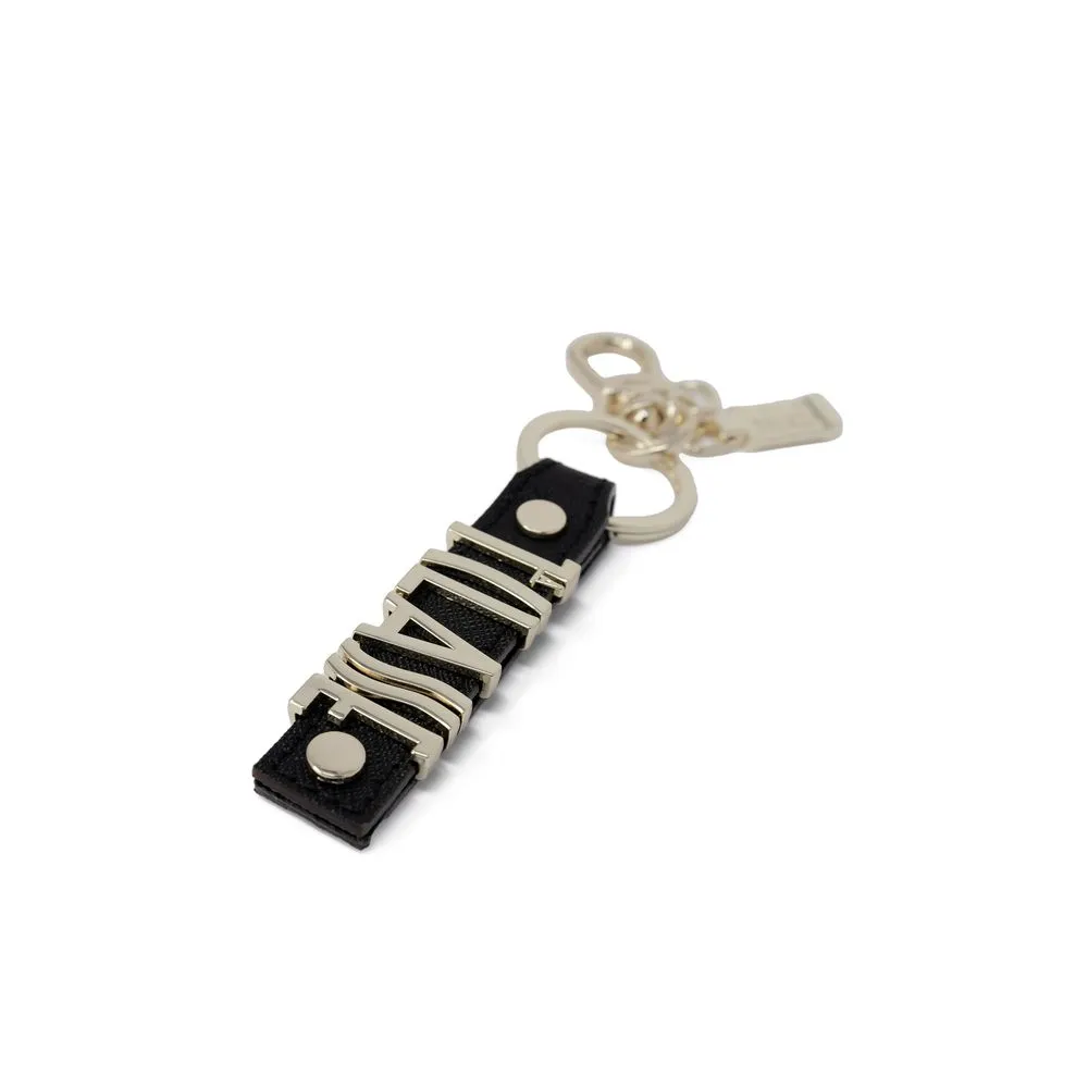 Alviero Martini Prima Classe Women's Black Leather Keychain