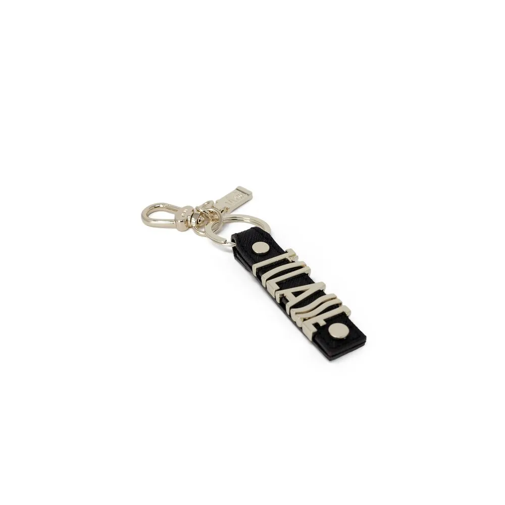 Alviero Martini Prima Classe Women's Black Leather Keychain