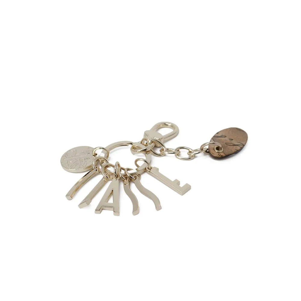Alviero Martini Prima Classe Women's Gold Zinc Keychain
