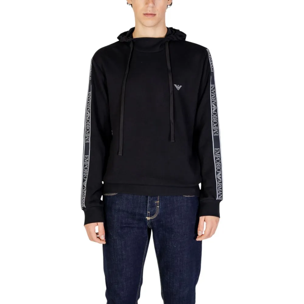Emporio Armani Underwear Men's Black Cotton Sweater