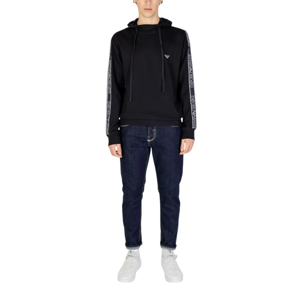 Emporio Armani Underwear Men's Black Cotton Sweater