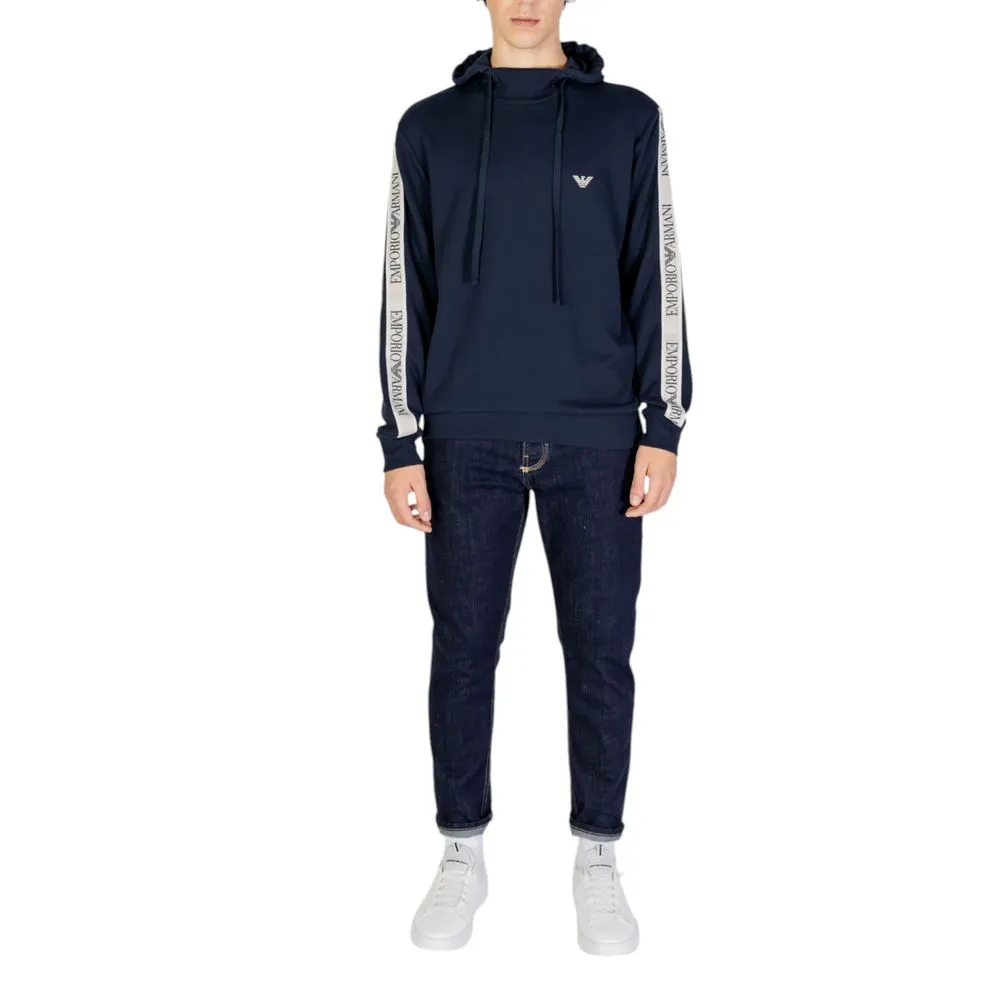 Emporio Armani Underwear Men's Blue Cotton Sweater