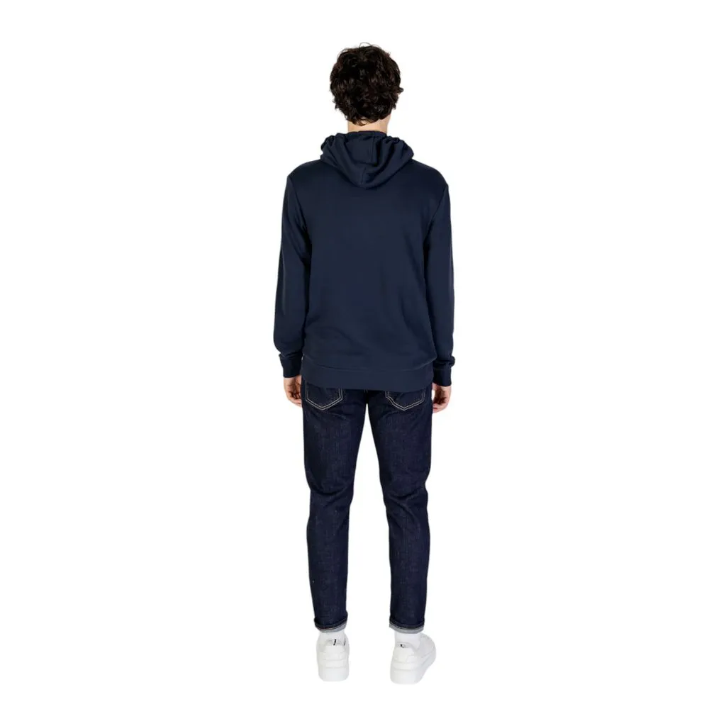 Emporio Armani Underwear Men's Blue Cotton Sweater