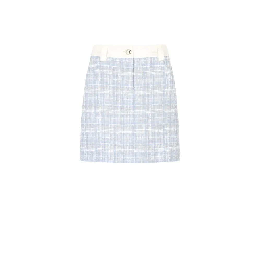 Morgan De Toi Women's Blue Polyester Skirt