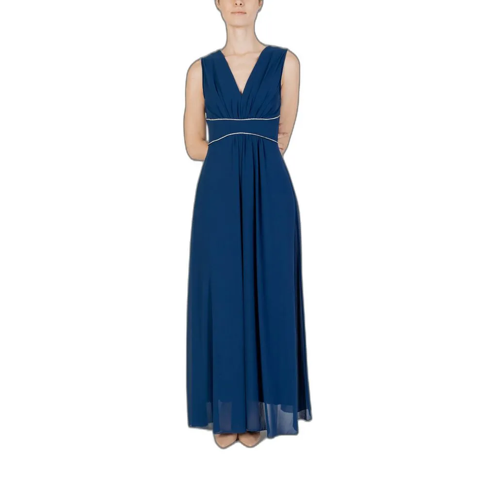 Rinascimento Women's Blue Polyester Dress