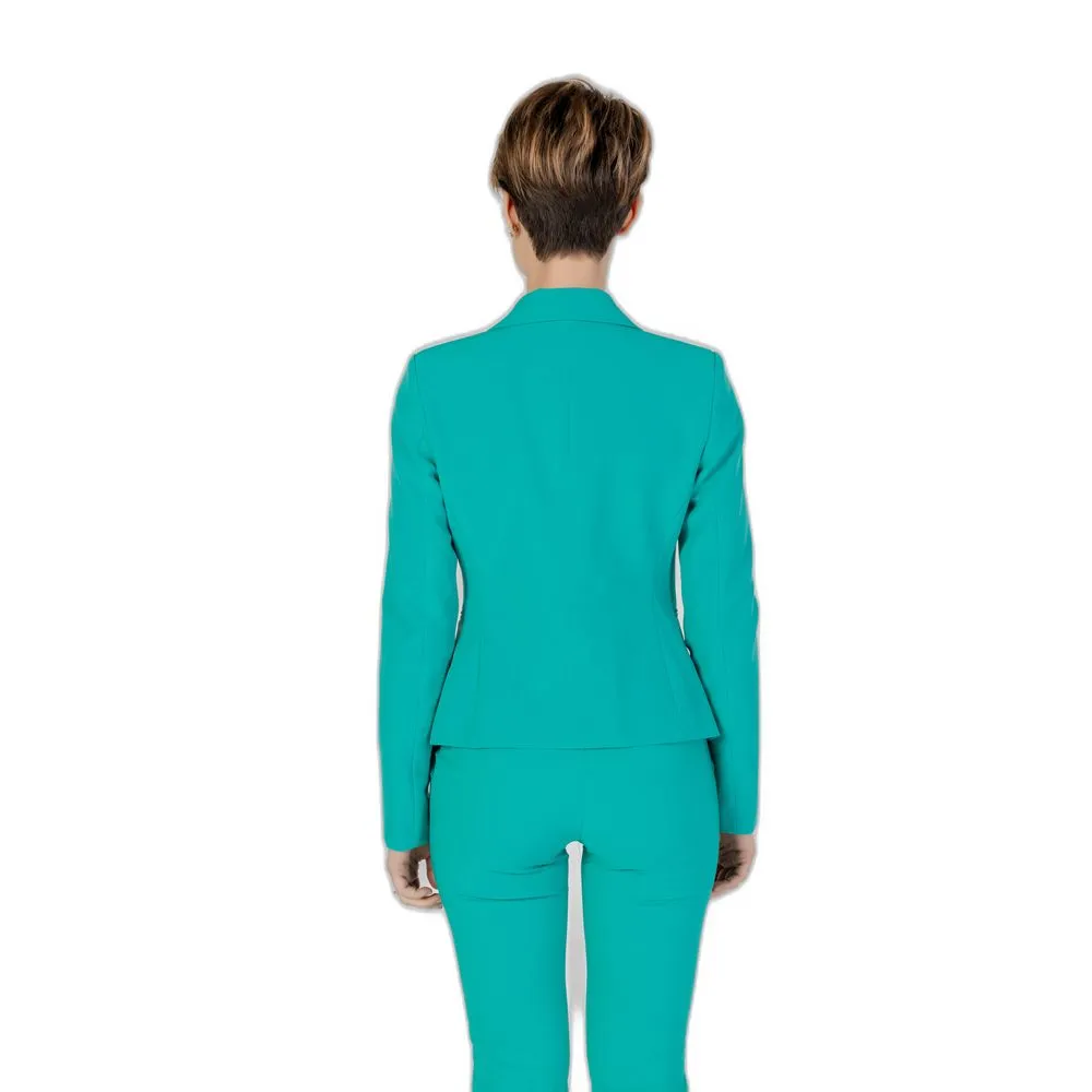 Rinascimento Women's Green Polyester Suits & Blazer