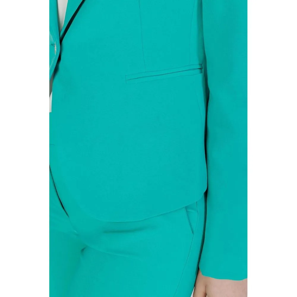 Rinascimento Women's Green Polyester Suits & Blazer