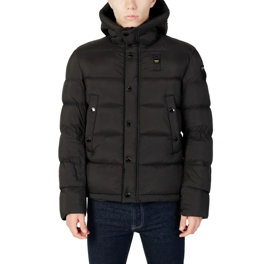 Blauer Men's Black Polyamide Jacket