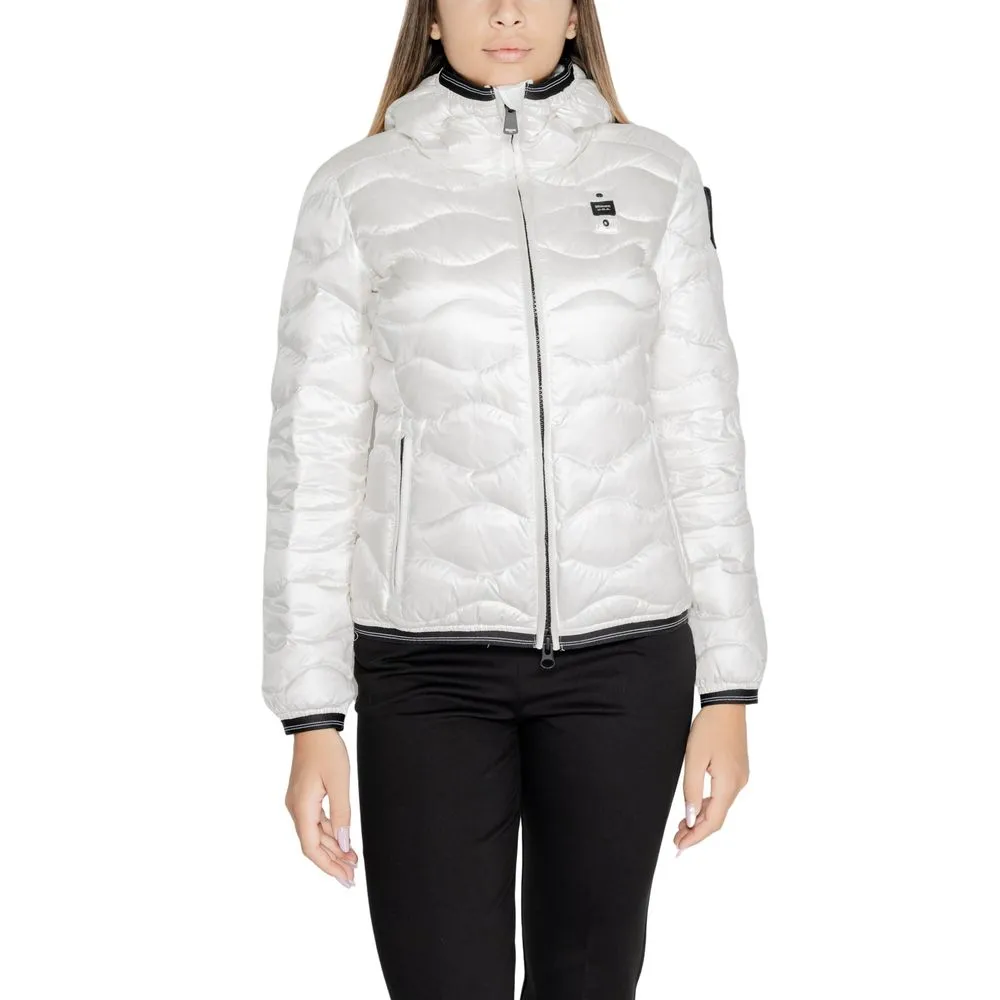 Blauer Women's White Duck Feathers Jackets & Coat