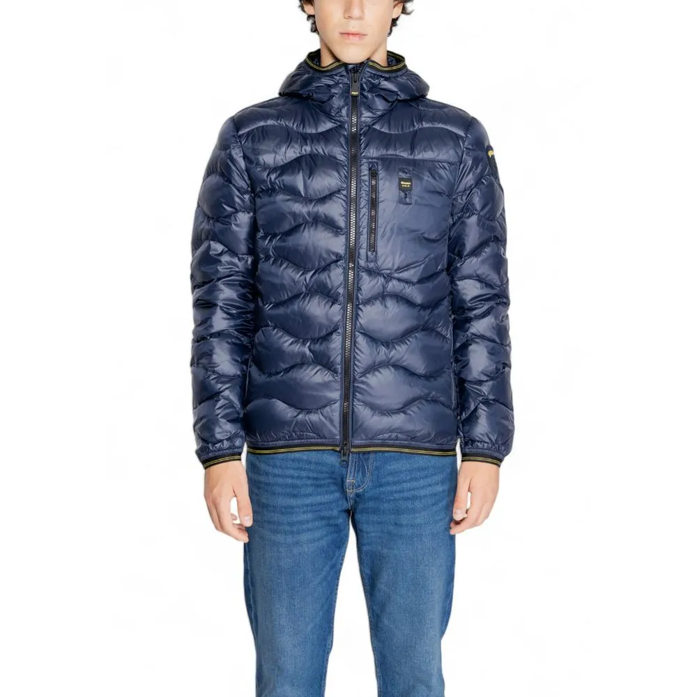 Blauer Men's Blue Polyamide Jacket
