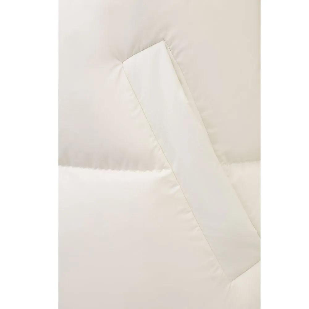 Herno White Nylon Women Jacket