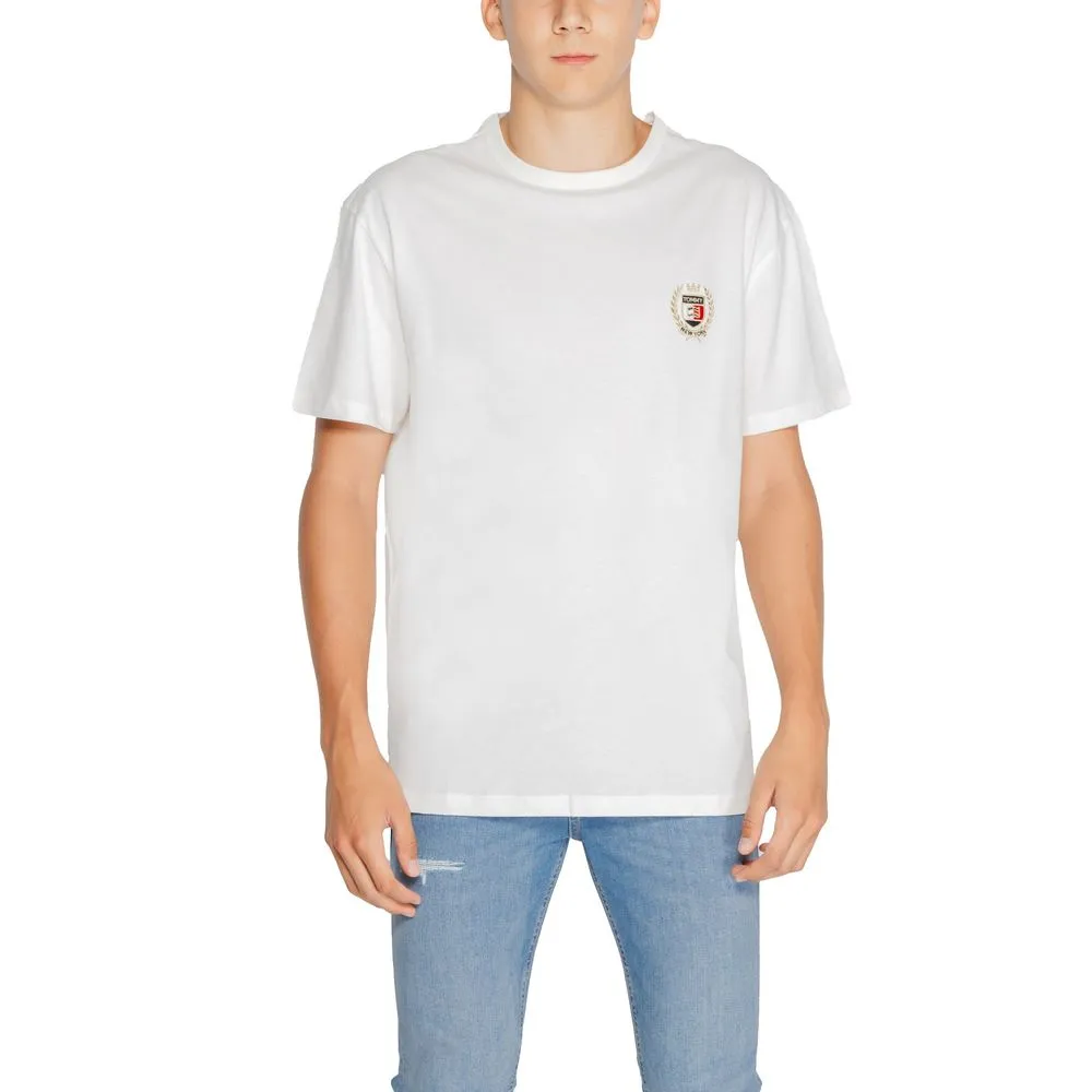 Tommy Hilfiger Jeans Men's White Cotton Rigenerato T-Shirt