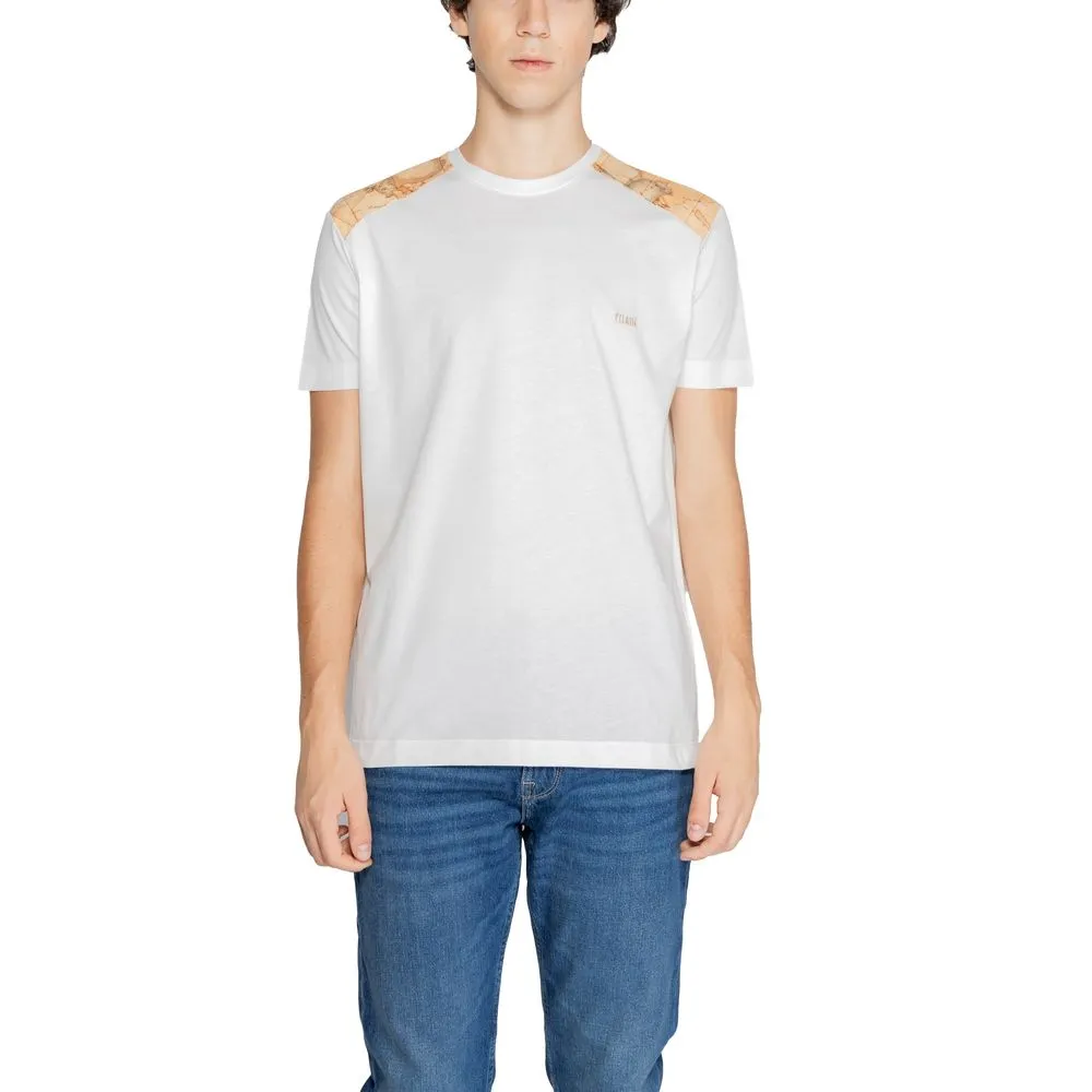 Alviero Martini Prima Classe Men's White Cotton T-Shirt