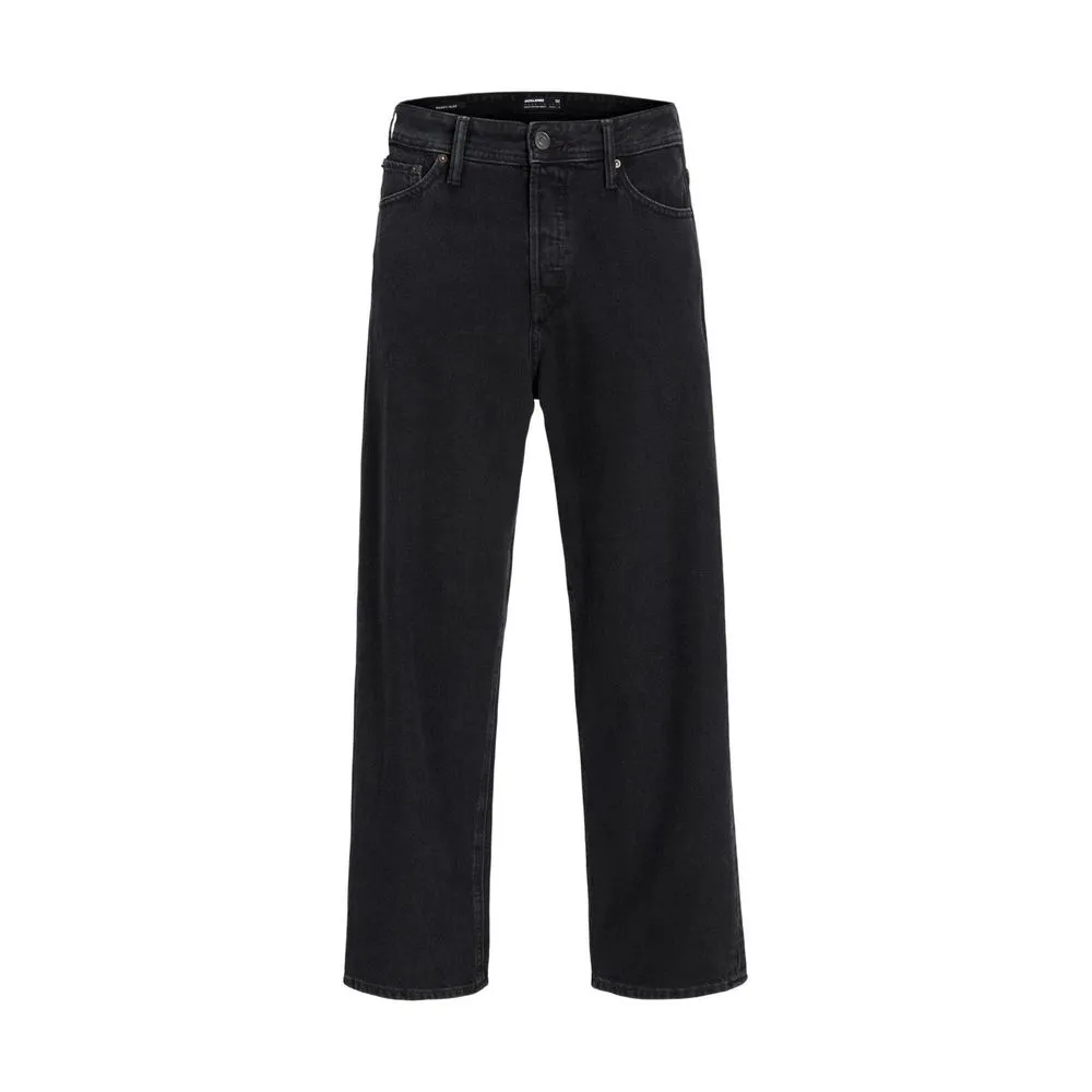 Jack Jones Men's Black Cotton Jeans & Pant