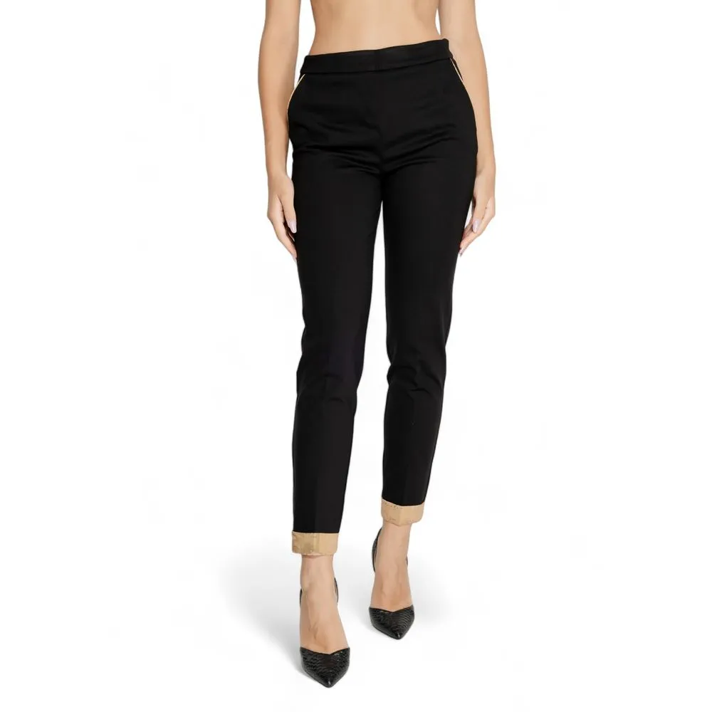 Alviero Martini Prima Classe Women's Black Viscose Jeans & Pant