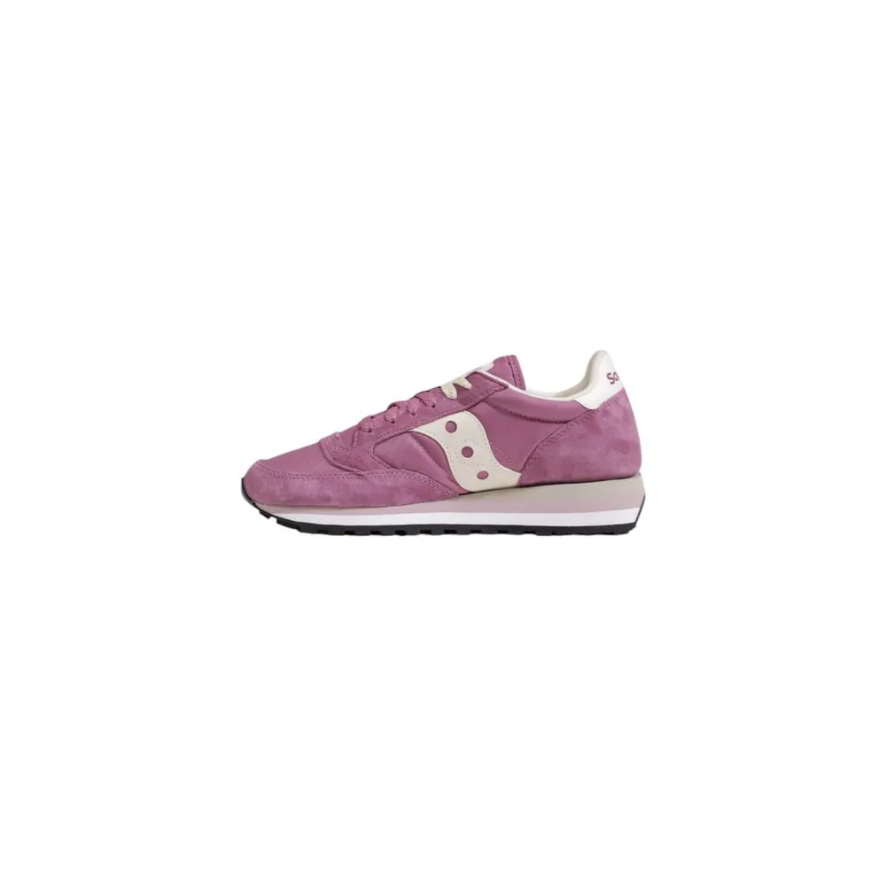 Saucony Women's Pink Suede Leather Sneaker