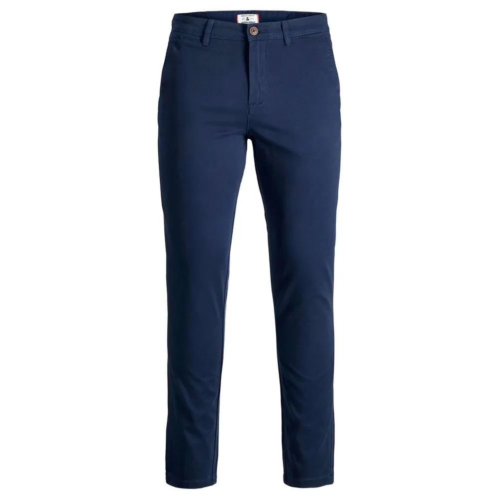 Jack Jones Men's Blue Cotton Jeans & Pant