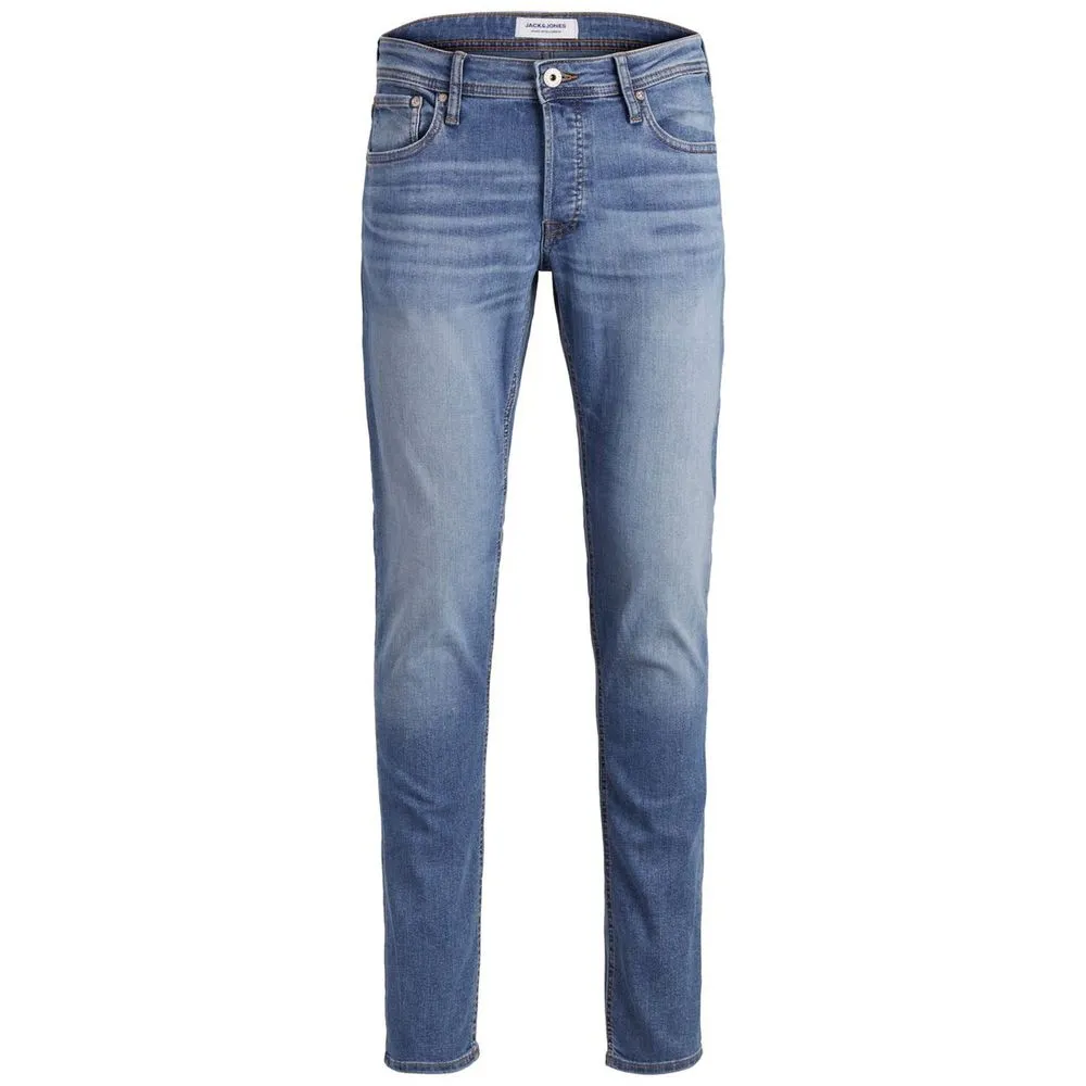 Jack Jones Men's Blue Cotton Jeans & Pant