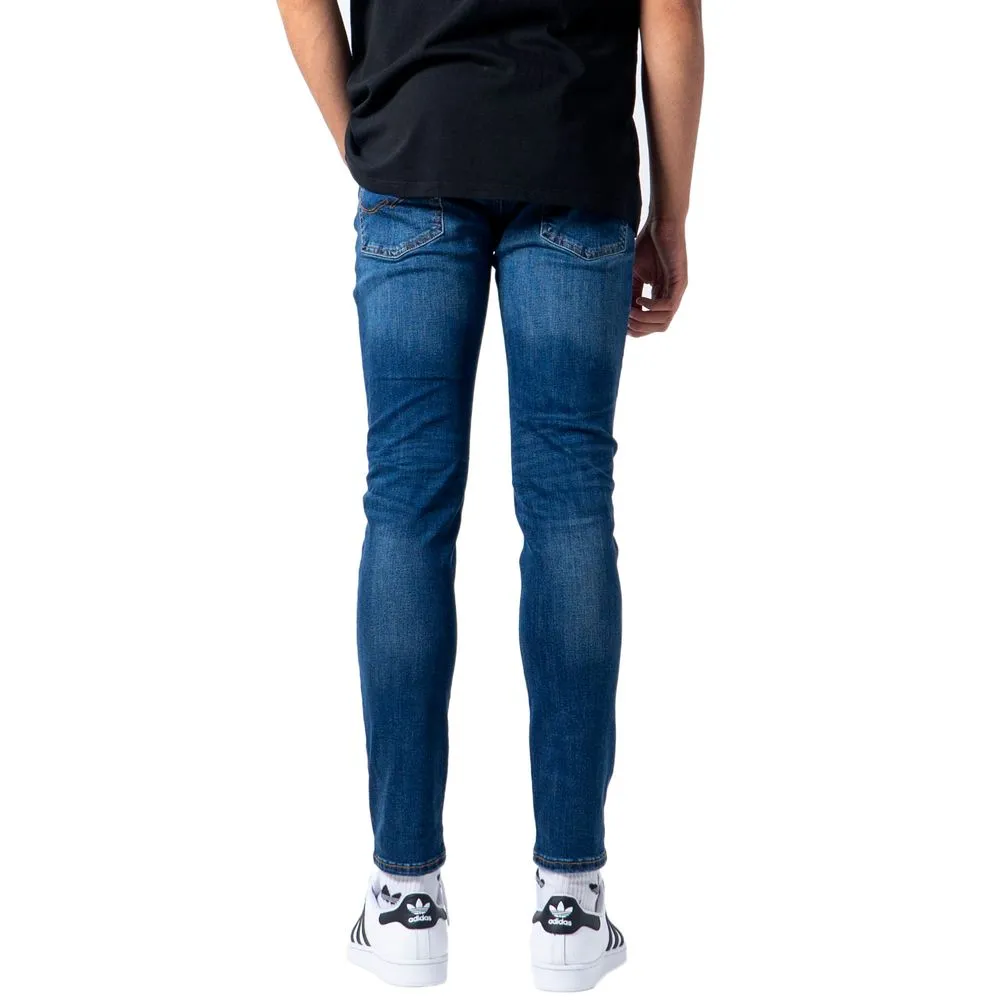 Jack Jones Men's Blue Cotton Jeans & Pant