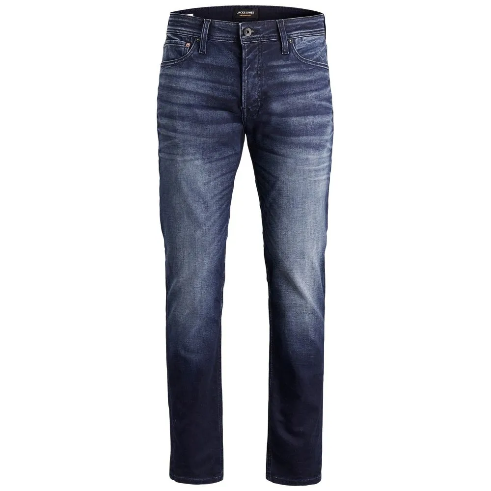 Jack Jones Men's Blue Cotton Jeans & Pant