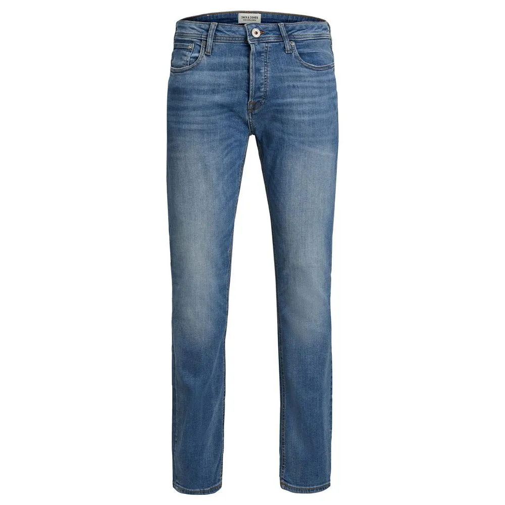 Jack Jones Men's Blue Cotton Jeans & Pant