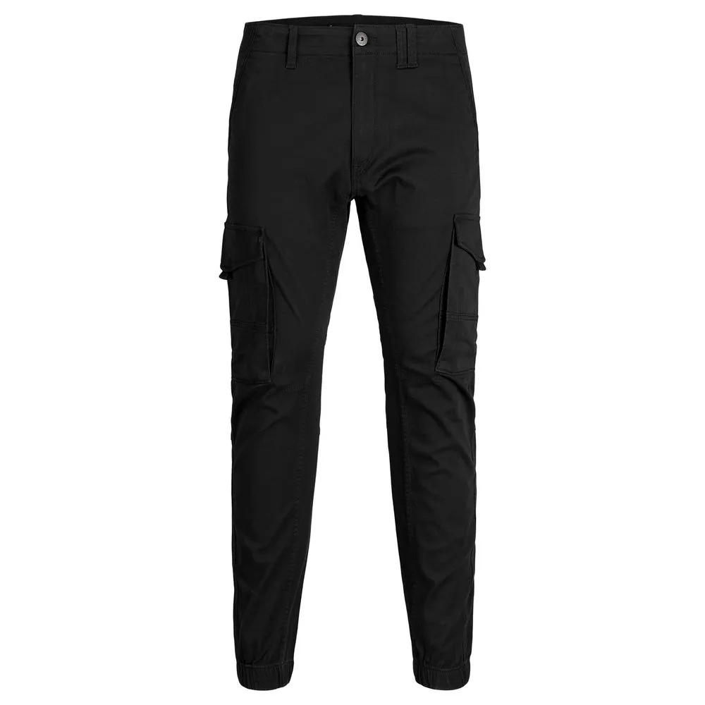 Jack Jones Men's Black Cotton Jeans & Pant