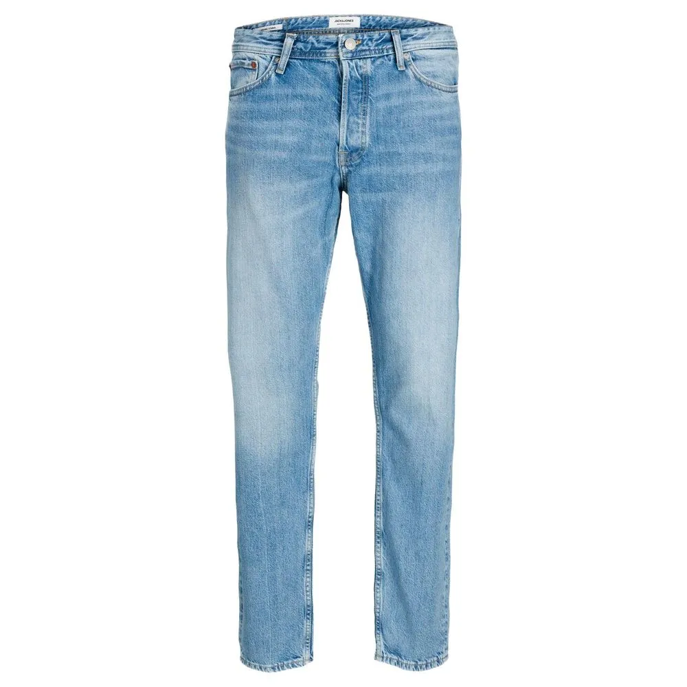 Jack Jones Men's Blue Cotton Jeans & Pant