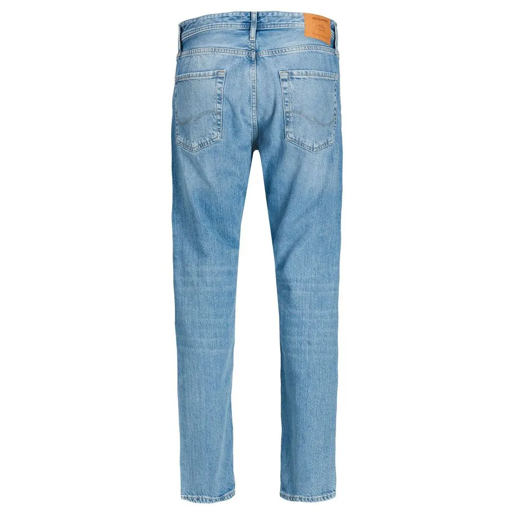Jack Jones Men's Blue Cotton Jeans & Pant