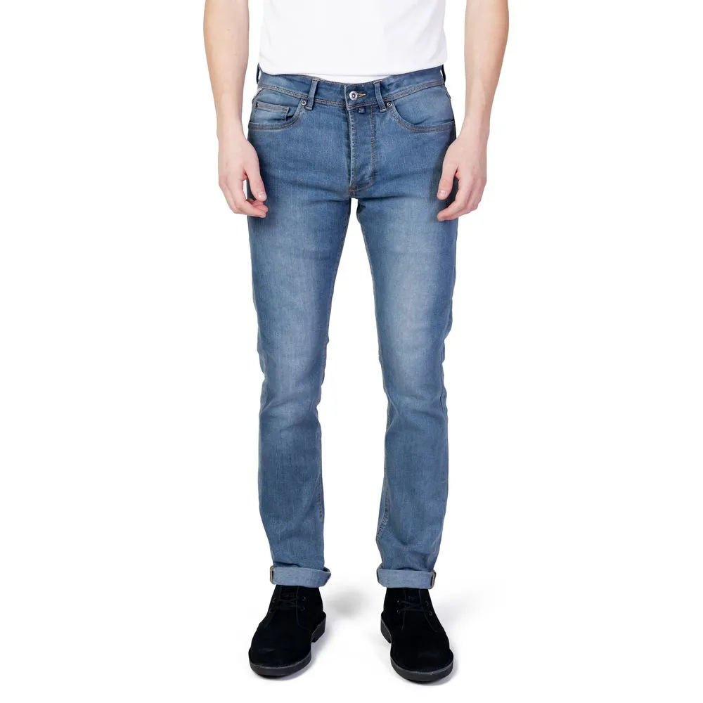 U.S. POLO ASSN. Men's Blue Cotton Jeans & Pant