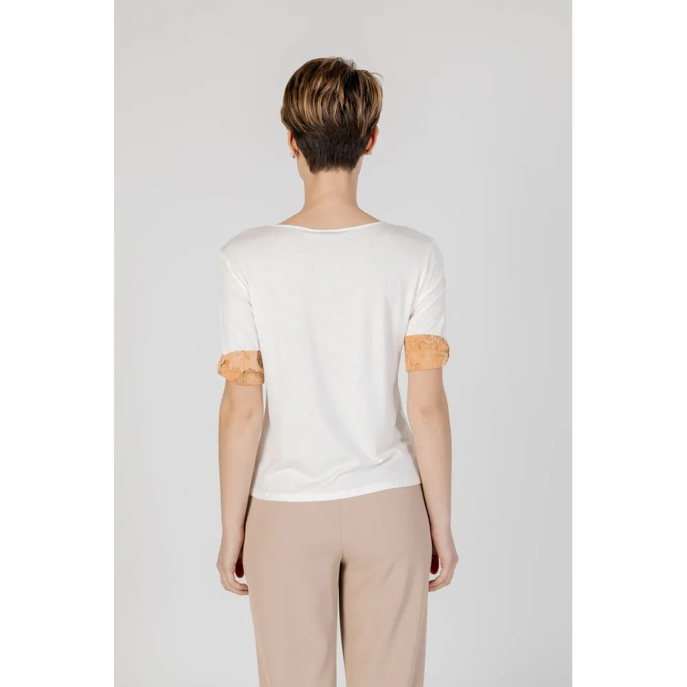 Alviero Martini Prima Classe Women's Beige Viscose Tops & T-Shirt