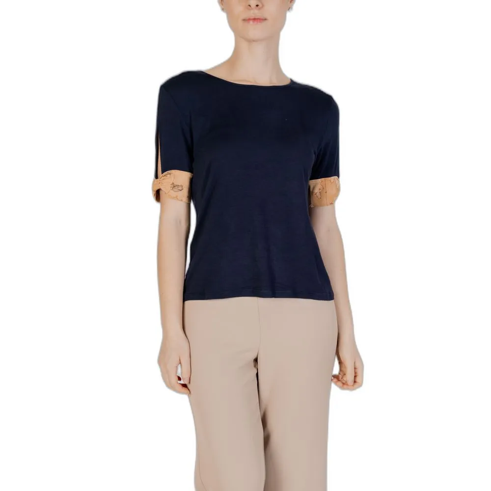 Alviero Martini Prima Classe Women's Blue Viscose Tops & T-Shirt
