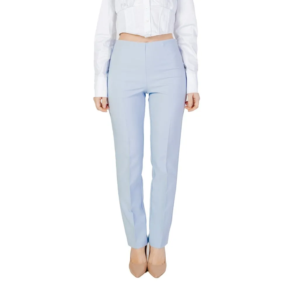Sandro Ferrone Women's Blue Polyester Jeans & Pant