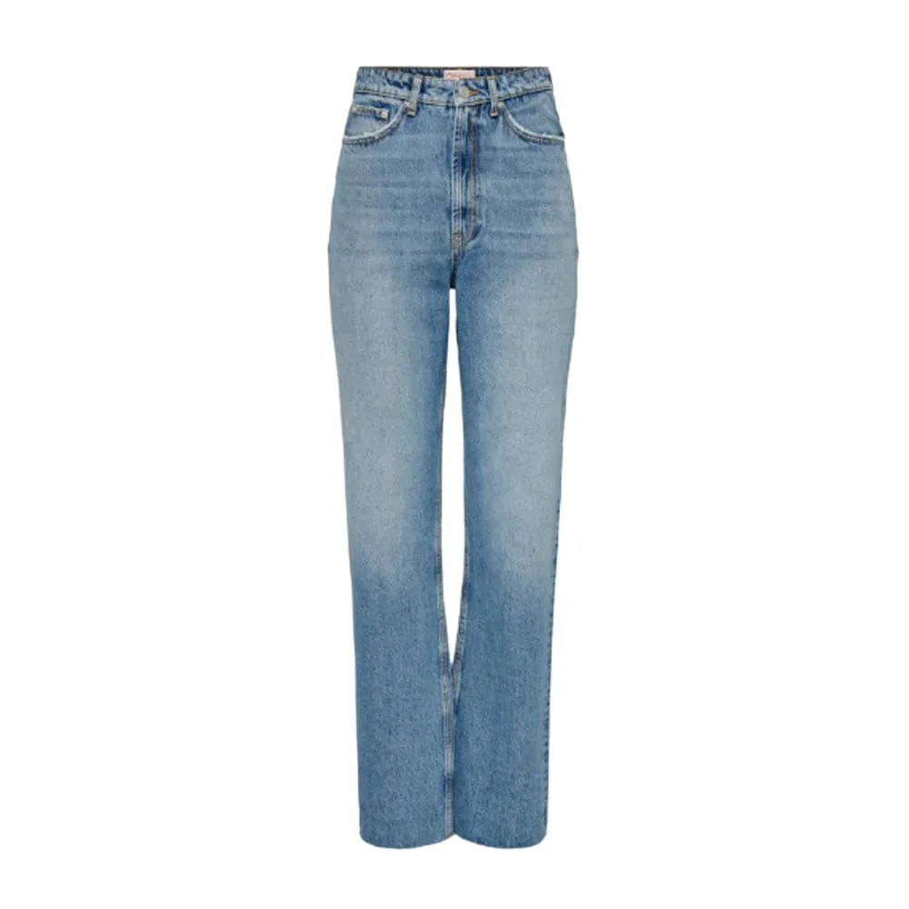 Only Women's Light Blue Cotton Jeans & Pant
