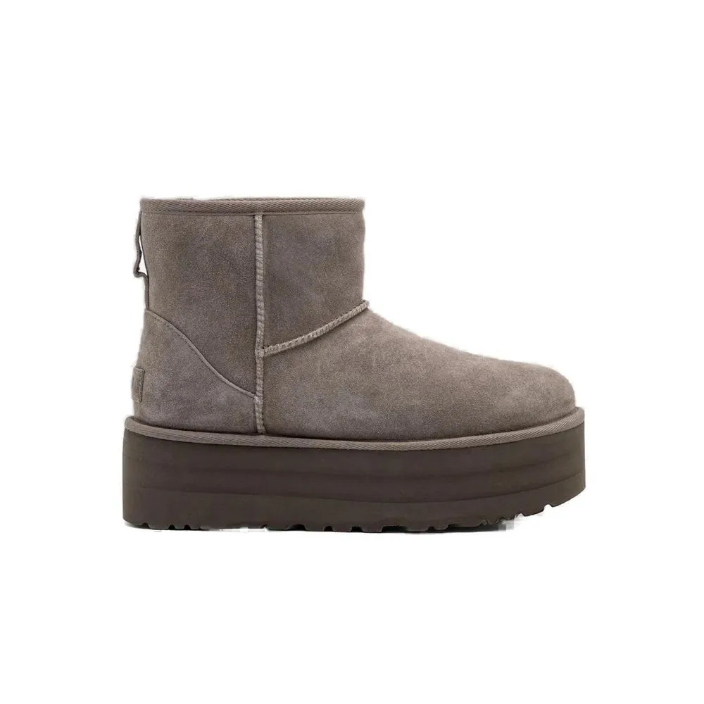 UGG Women's Gray Suede Leather Boot