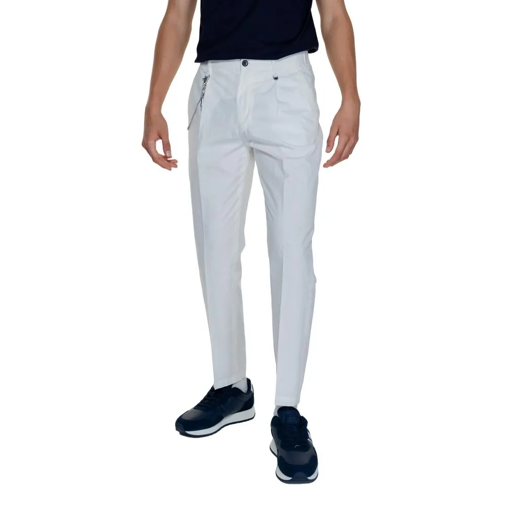 Antony Morato Men's White Cotton Jeans & Pant