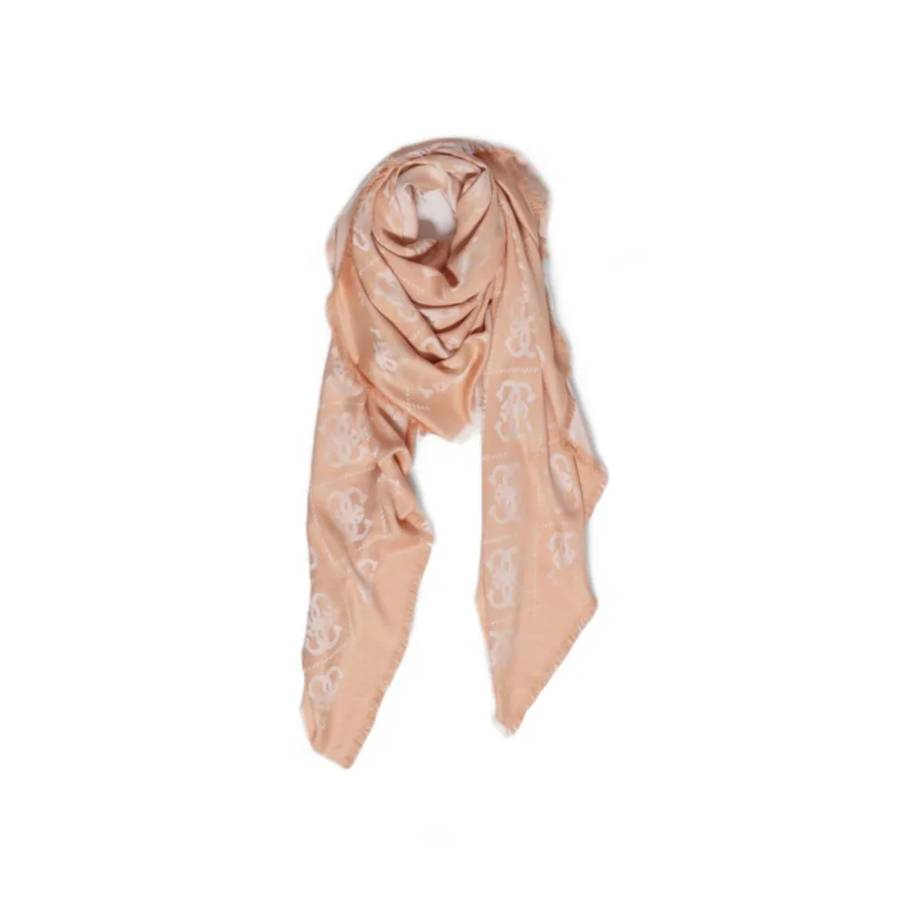 Guess Women's Orange Viscose Scarf