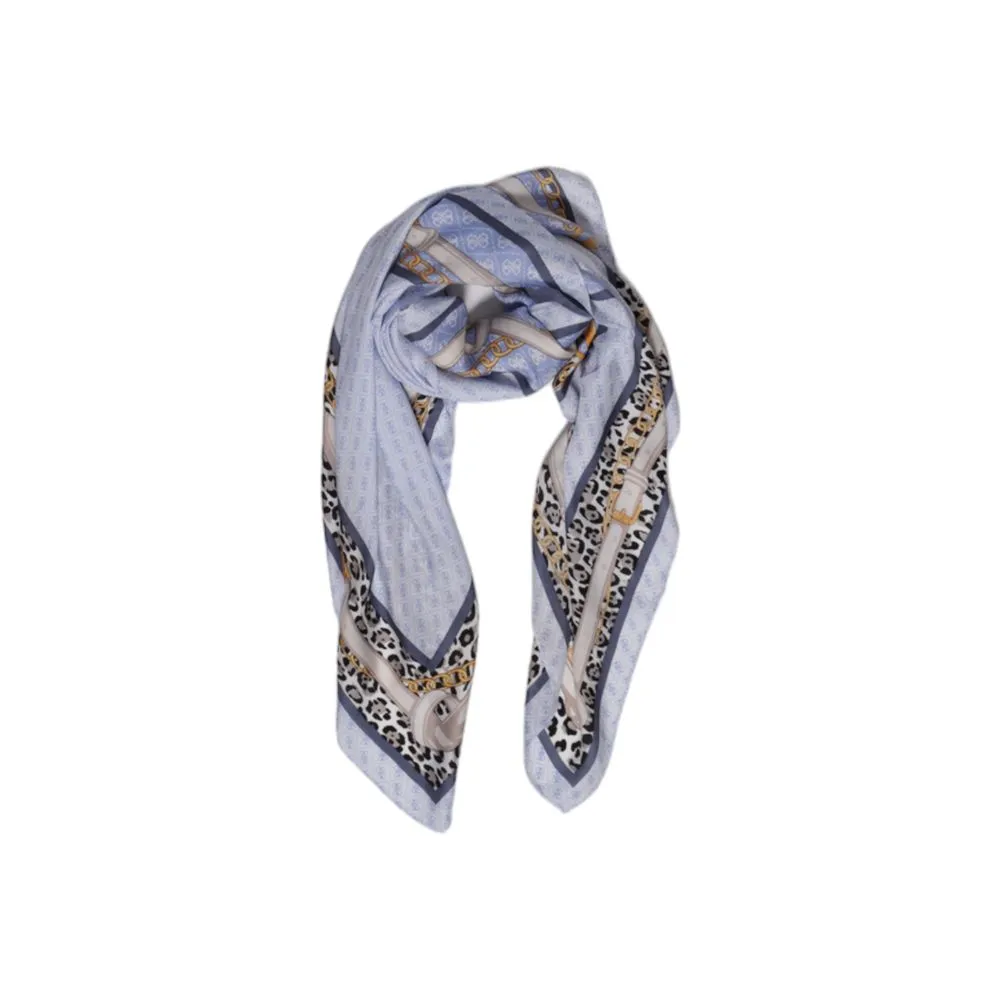 Guess Women's Blue Viscose Scarf