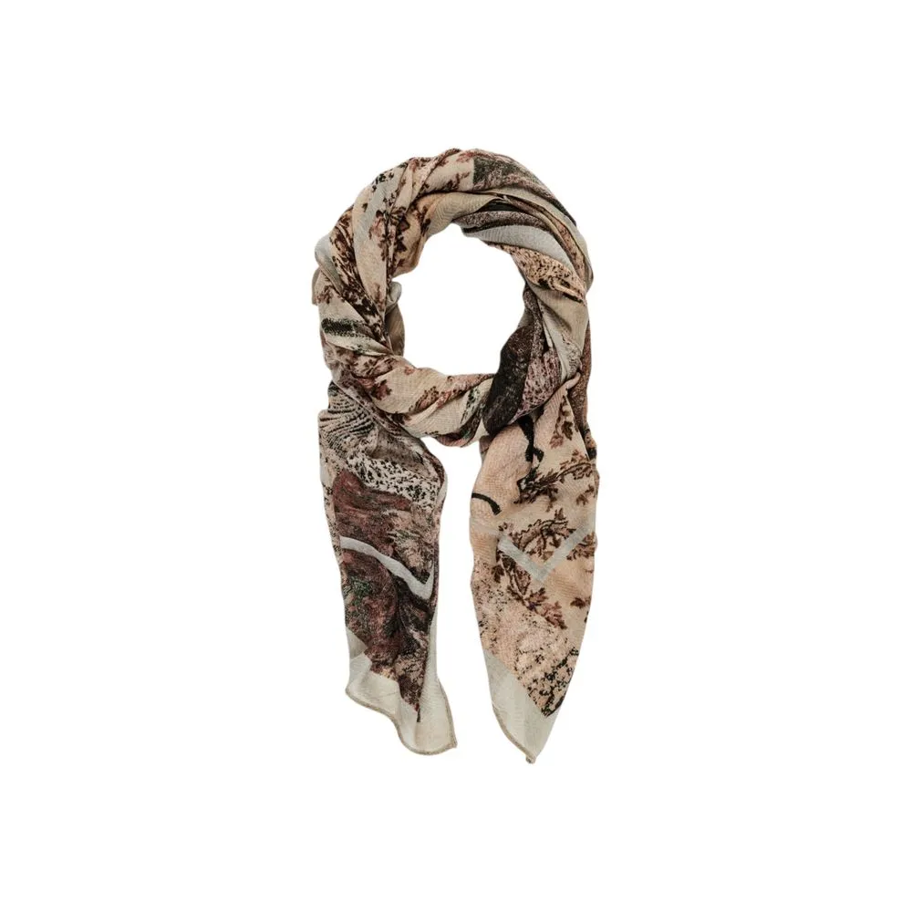 Desigual Women's Beige Polyester Scarf