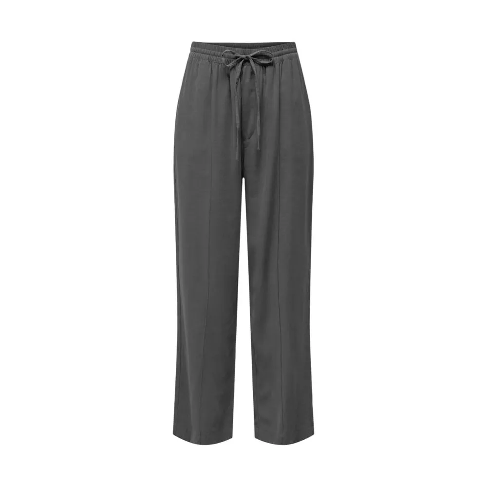 Jacqueline De Yong Women's Gray Viscose Jeans & Pant