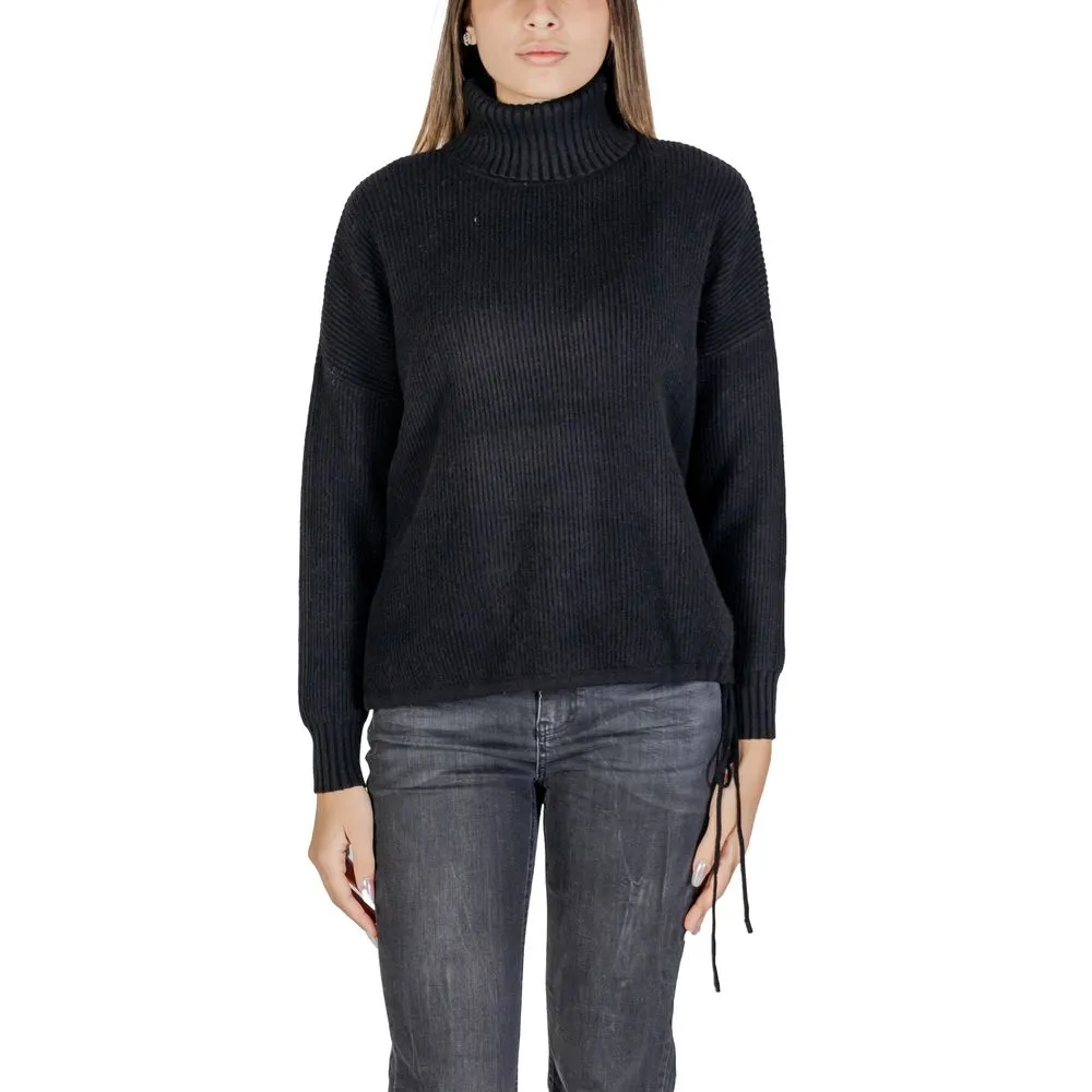 Sandro Ferrone Women's Black Viscose Sweater