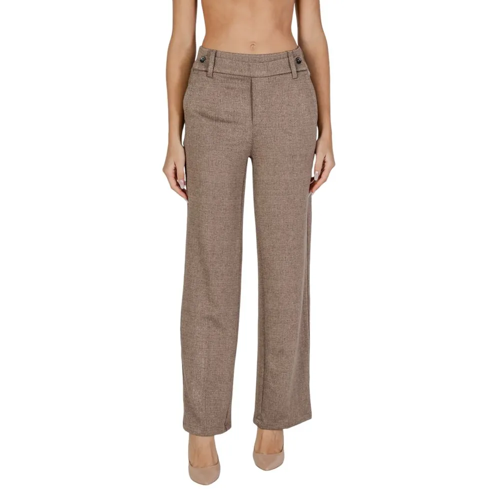 Street One Women's Beige Polyester Jeans & Pant