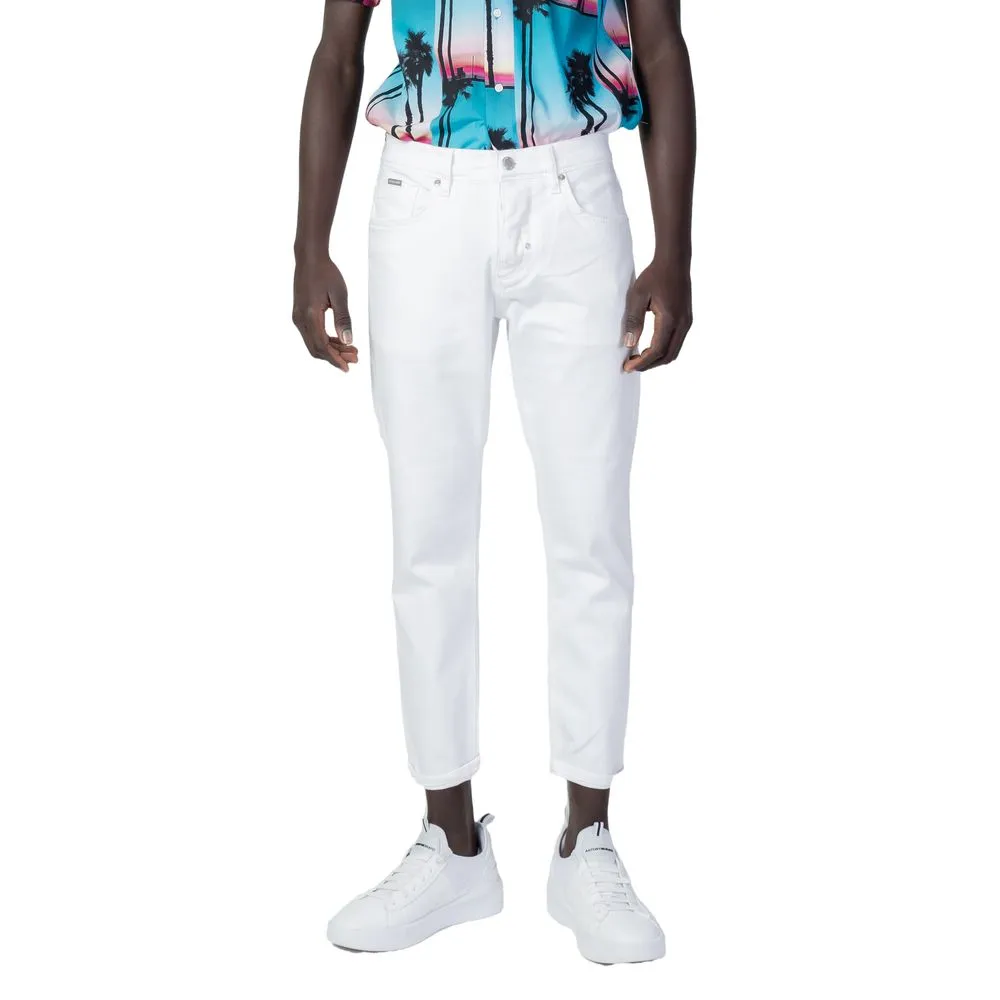 Antony Morato Men's White Cotton Jeans & Pant