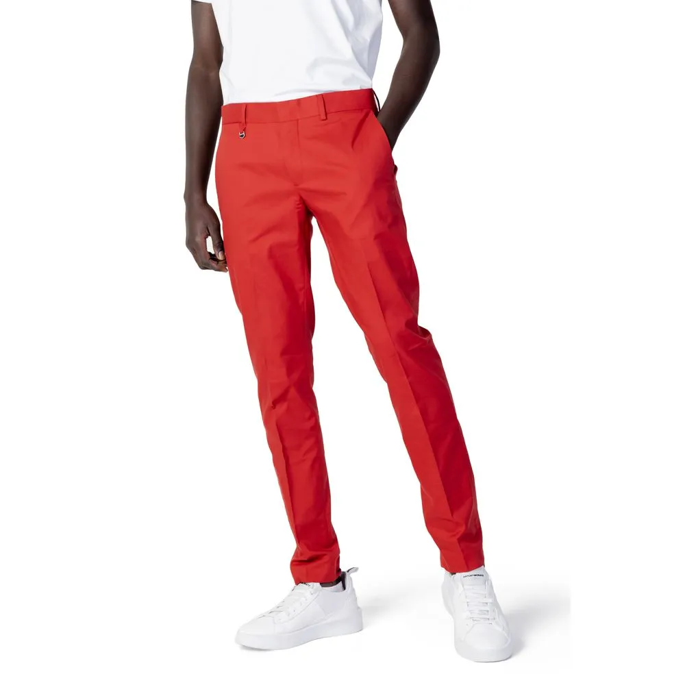 Antony Morato Men's Red Cotton Jeans & Pant