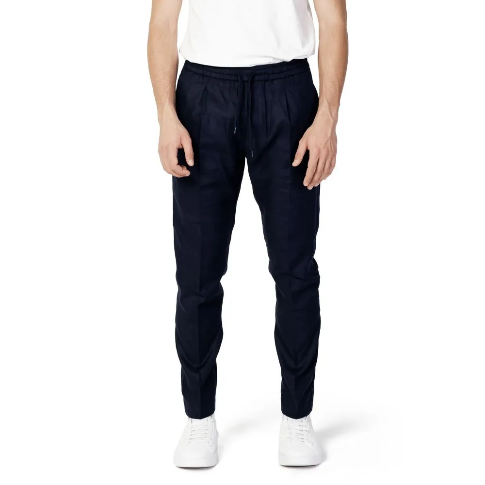 Antony Morato Men's Blue Linen Jeans & Pant