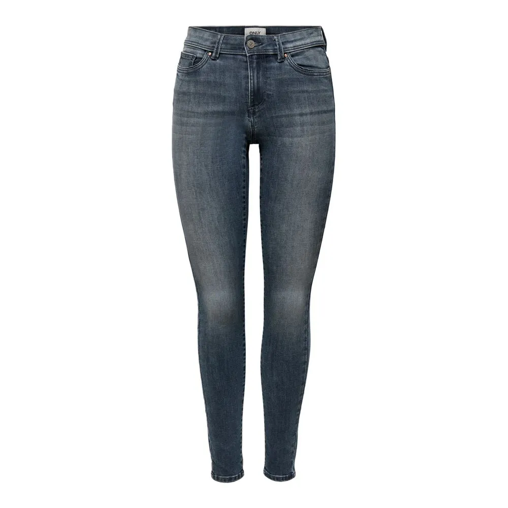 Only Women's Blue Cotton Jeans & Pant