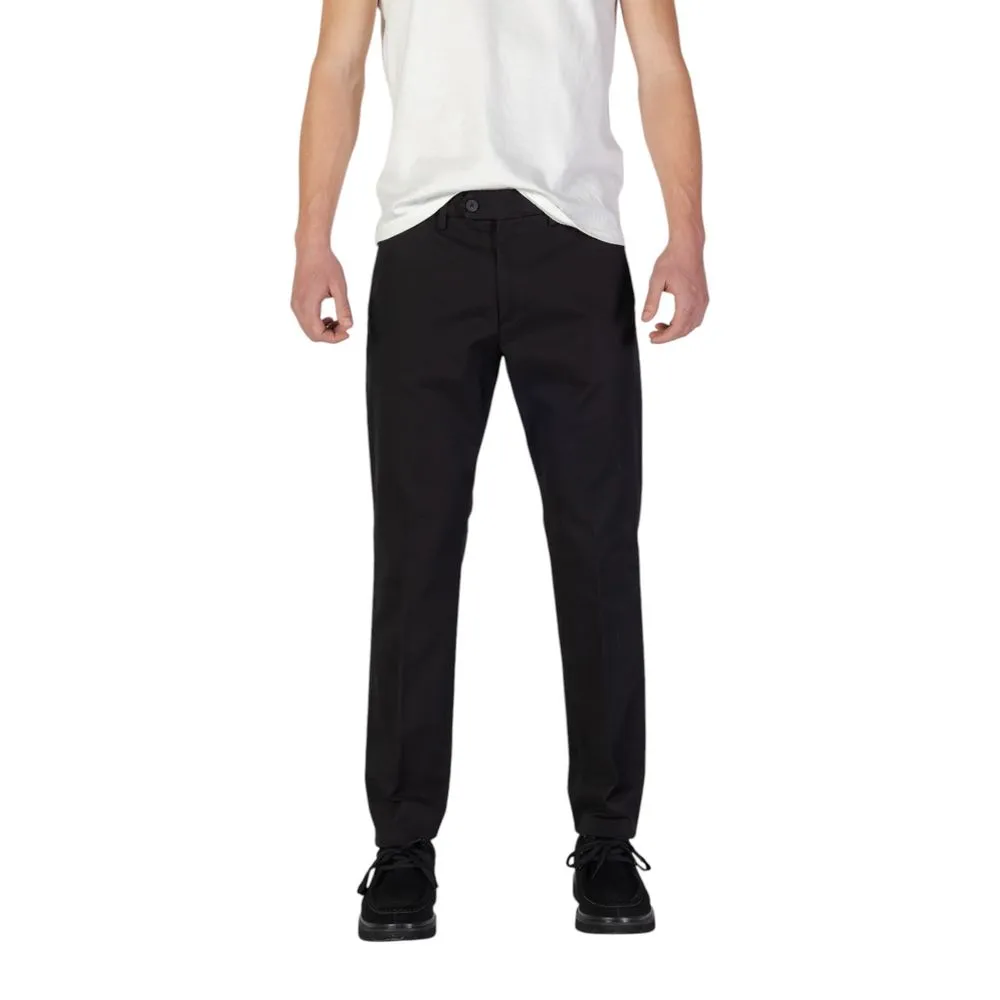 Antony Morato Men's Black Cotton Jeans & Pant