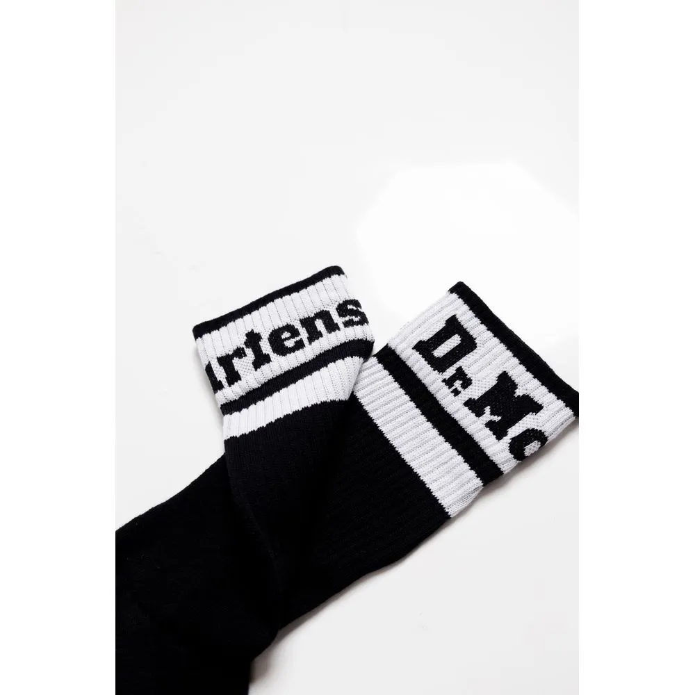 Dr. Martens Men's Black Polyester Sock