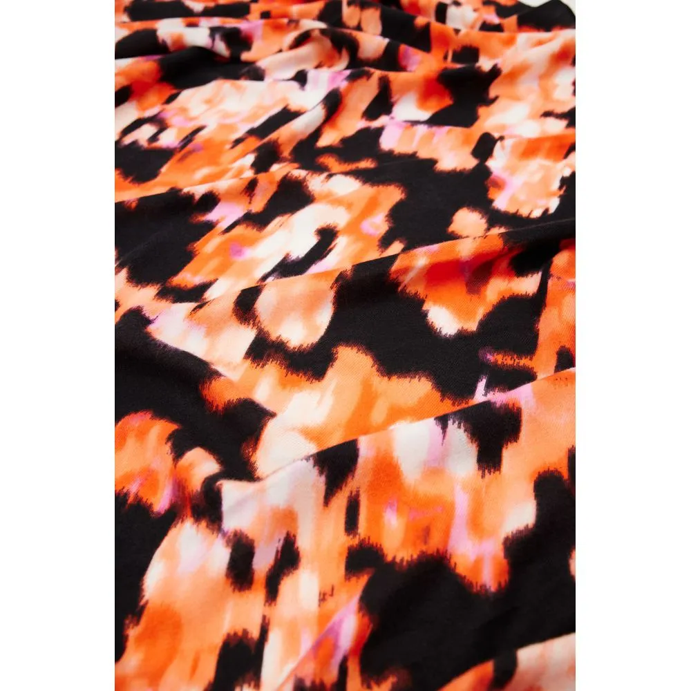 Desigual Women's Red Polyester Scarf